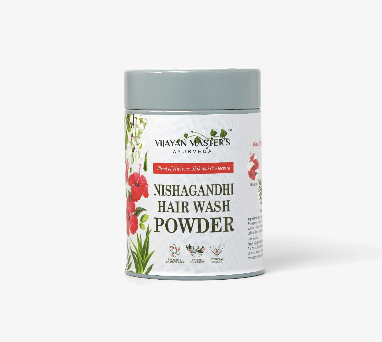 Nishagandhi Herbal Hair Wash Powder (100 gm)_1
